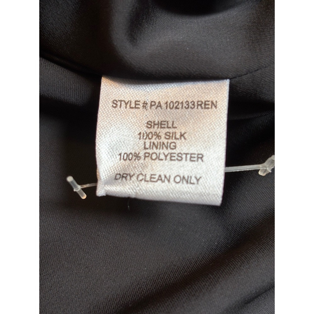 Parker Taha Silk Sequin Dress Halter Neck Sleeveless Party Cocktail Black - Picture 6 of 13